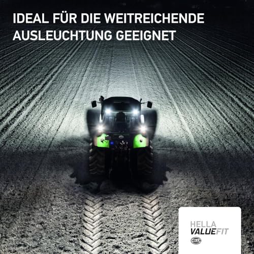 HELLA Valuefit S3000 LED Arbeitsscheinwerfer mit Positionslicht 12 - 24 Volt - 3000 echte Lumen - IP67 wasserdicht - Offroad Scheinwerfer für Traktor SUV UTV ATV - 1GA 357 109-041