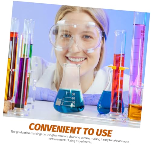 Matraz de vidrio para química en laboratorios caseros y talleres 3