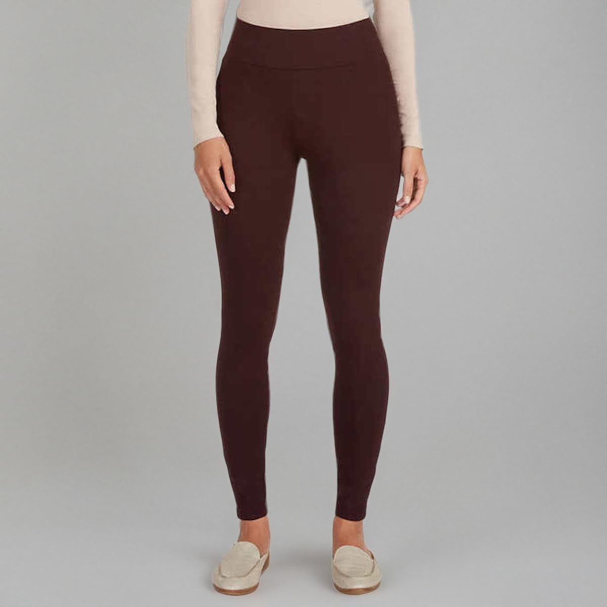 Matty M Women's High Rise Slub Legging with Pockets - Image 5