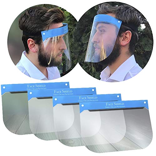 Preisvergleich Produktbild Visier Gesichtsschutz Schutz Gesicht Schutzschild Gesichtsschutzschild Gesichtsvisier Augenschutz Augen Spritzschutz vor Flüssigkeit Face Shield Schirm Spuckschutz