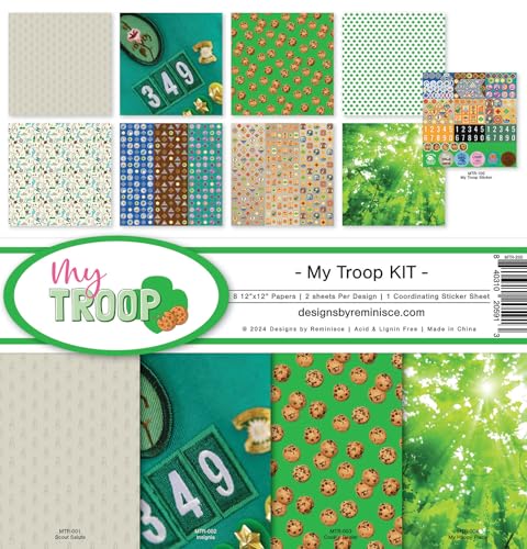 Reminisce My Troop Scrapbook Collection Kit