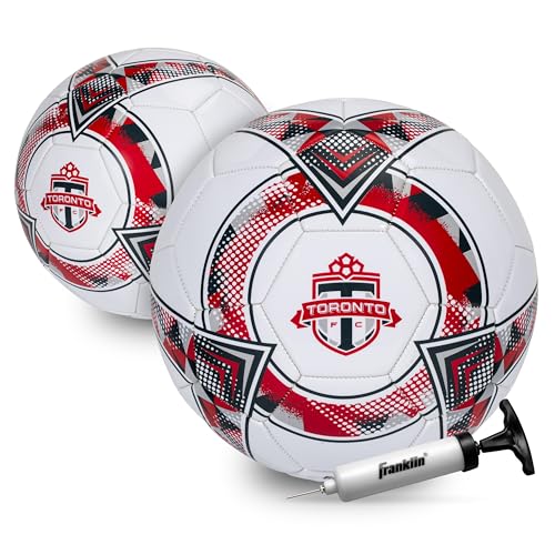 Image of Franklin Sports Official MLS Team Soccer Balls - Official Size 5 Soccer Balls - Regulation Size + Weight Soccer Ball for Kids + Adults - Boys + Girls Soccer Ball - Air Pump Included