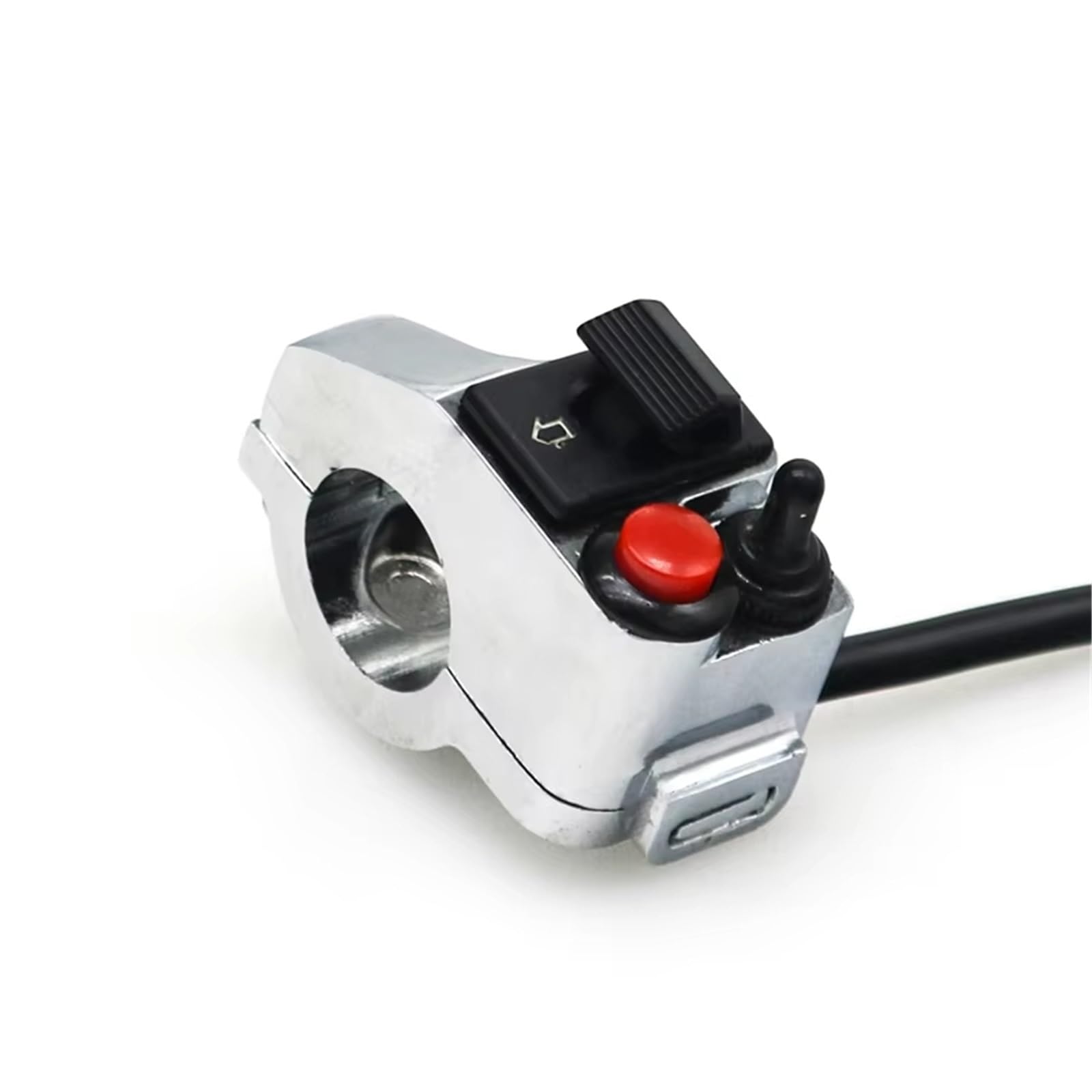 Interruptor de Encendido Diámetro 22mm Interruptor Multifunción Para Manillar De Motocicleta Interruptor Dirección Bocina Interruptor De Doble Intermitencia Piezas Para Motos Para Cross Modificadas