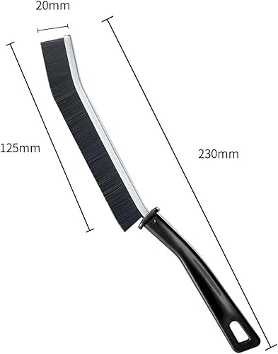 Miniatura 6 de Cepillo de limpieza de hendiduras de cerdas duras, cepillo de limpieza de hendiduras, cepillo de limpieza de huecos para duchas, juntas de azulejos