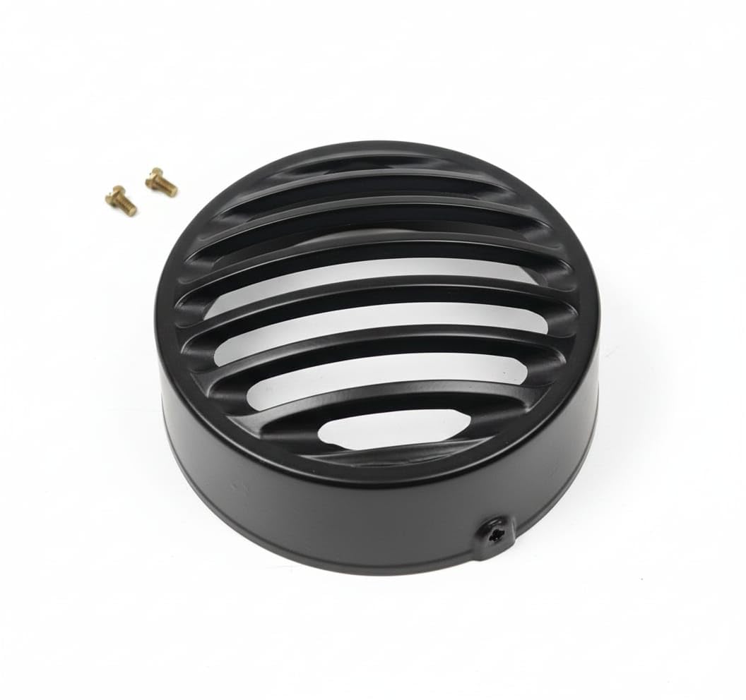 Motorcycle Back Light Cover Metal Bullet Back//Tail Light Grill Compatible Only with Bullet Classic 350 & 500 CC, Reborn, Meteor, Standard black (Reborn 350)