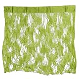 JECOMPRIS Cortina de Hilo para Puerta 100X190 CM Verde Borlas Panel Divisor de Ambientes Tejido Poliéster Resistente al Desgaste Cortinas de Línea para Ventanas y Separación de