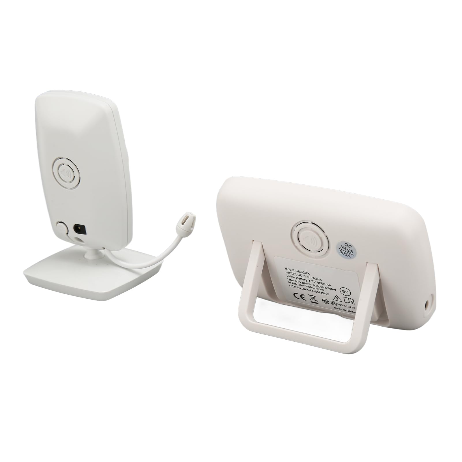 Bezprzewodowa Niania Elektroniczna Baby Monitor Monitorowanie Temperatury w Czasie Rzeczywistym 100-240 V Noktowizor HD 1080 P Zewnętrzna Dwukierunkowa Rozmowa (wtyczka UE)