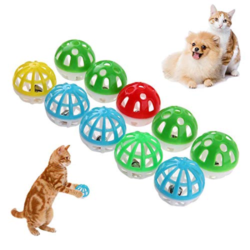 Amazon | GOSHOPPING 鈴 ボール 猫 犬 おもちゃ 鈴入りボール ミニ 鈴