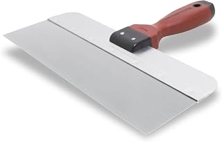 MARSHALLTOWN DuraSoft Taping Knife, 14 Inch Stainless Steel Blade, Made in the USA, For Drywall Finishing, 3514SD