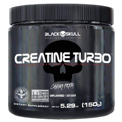LANÇAMENTO CREATINA TURBO (150G) - BLACK SKULL PROMOÇÃO