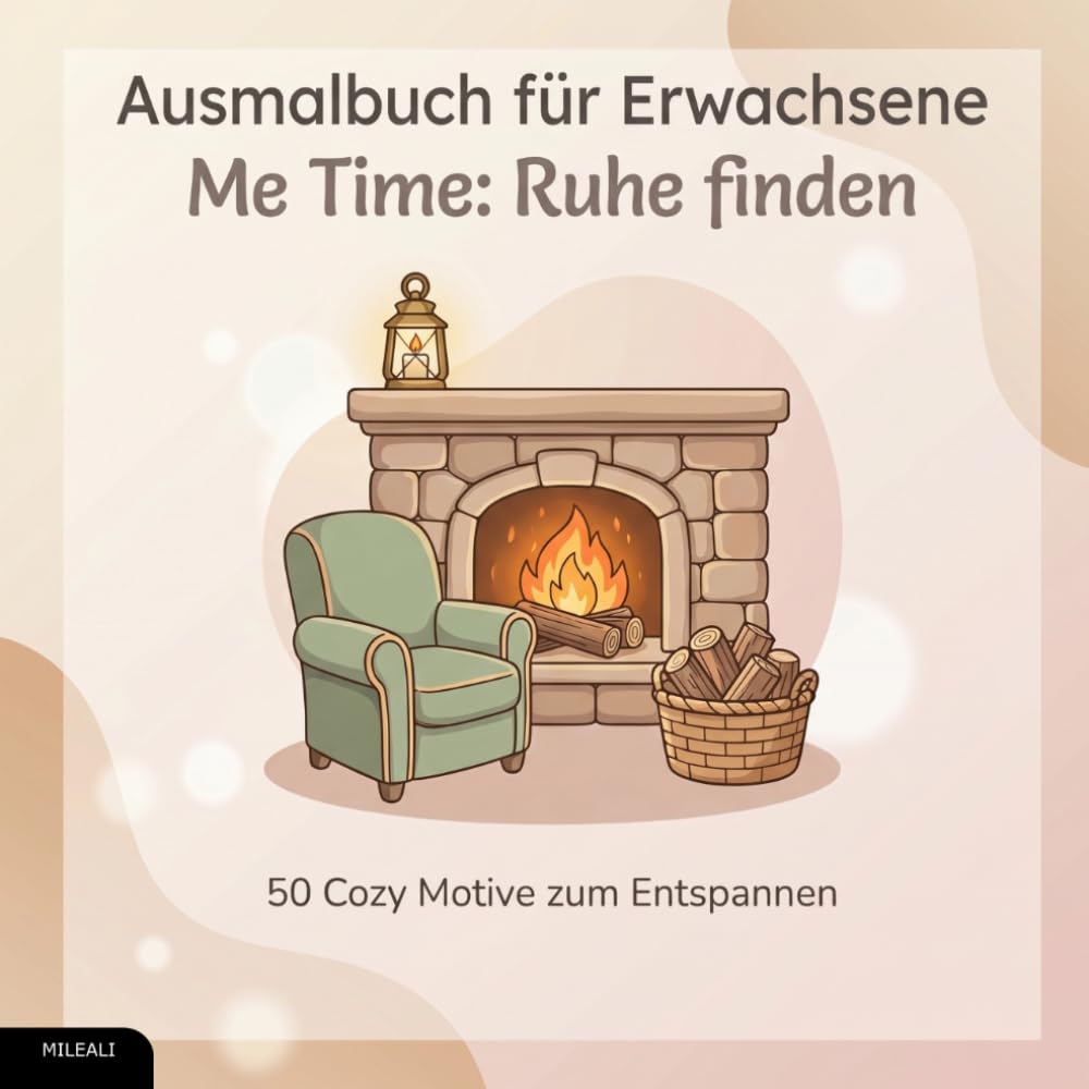 Ausmalbuch für Erwachsene – Me Time: Ruhe finden: 50 Cozy Motive zum Entspannen