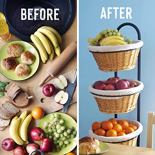 Ds The Display Store 4 Tier Retail Display Stand With Wheels & Sign Clips, Brown Retail Display Rack Basket Stand, Farmers Market Display, Metal Market Display #TOP7