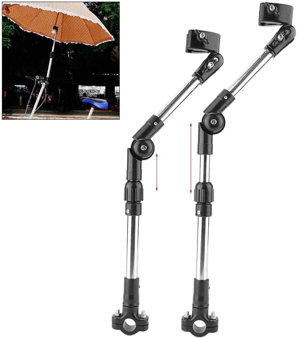 Soporte De Paraguas Ajustable para Exteriores con Soporte De Paraguas para Bicicleta, Bicicleta Eléctrica, Silla De Ruedas