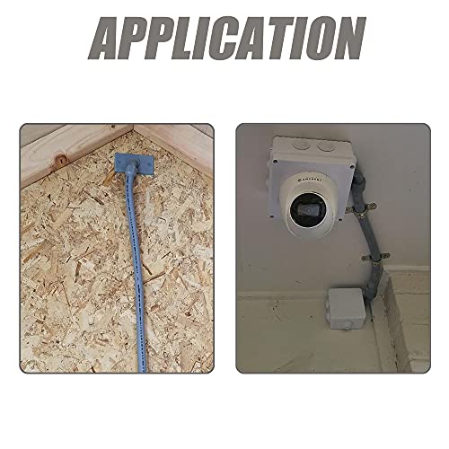 Ispinner 4Pcs Npt 1/2" Nonmetallic Liquid Tight Electrical Conduit Connector Fittings, Ul Listed, 94V-1, Pack Of 4 #TOP5