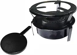 Fogareiro Fogão Portátil Espiriteira A Àlcool Camping Pesca