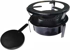 Fogareiro Fogão Portátil Espiriteira A Àlcool Camping Pesca