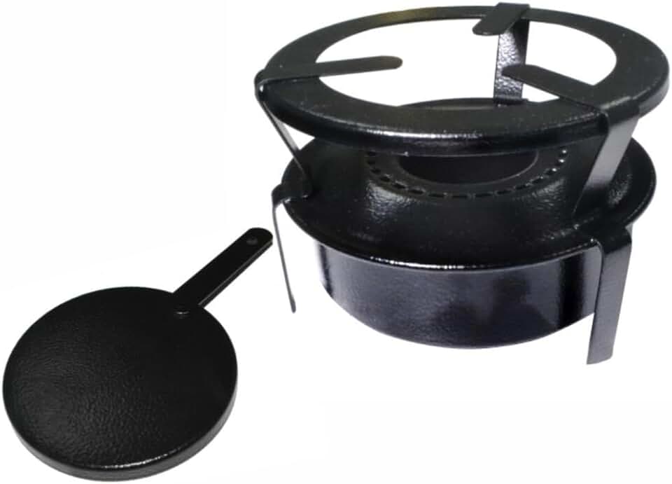 Fogareiro Fogão Portátil Espiriteira A Àlcool Camping Pesca