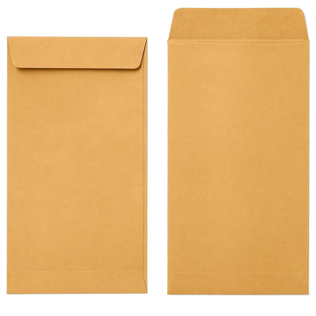 AccuPrints Branded Premium Envelope White Cheque Size envelope | Thickness - 100 gsm | Size 4.5 by 10 inch (50) — Amazon image 5