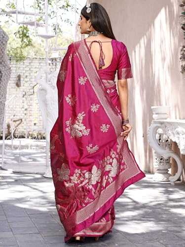 Image of GRECIILOOKS Saree | Women Saree | Saree for women latest design | Saree | Saree for Women | Silk Saree | Banarasi Saree