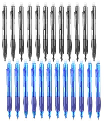 Aozora Bolígrafos de Gel Borrables 24 Pack Punta Fina 0.7 mm Retráctiles miniatura 1