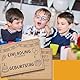 qingmeng 15 Stück Einladungskarten Kindergeburtstag Junge, Einladung Kindergeburtstag Kraftpapier, Einladungen Mädchen Partyeinladungen für Oh Baby Party Deko