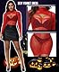 Hilergy Sexy Dessous Kleid für Frauen Fischnetz Hollow Out Bodycon Stretchy Kleid Nachtwäsche Exotische Strand Cover Up Kleid(rot)