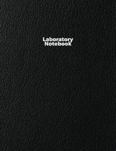 Laboratory Notebook: Paperback notebook for Students and Researchers - 142 Pages (numbered) - 4 x 4 Quad Graph Paper | Black
