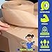 Gaffer Power Water-Activated Kraft Paper Tape | Fiberglass Reinforced Heavy-Duty Shipping Tape | 2.75