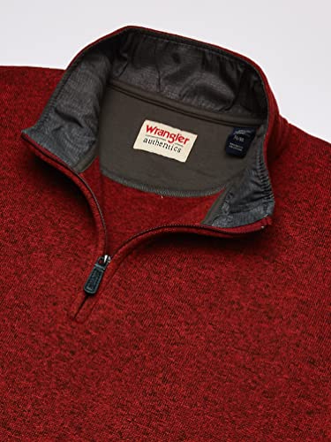Image of Wrangler Authentics Men's Long Sleeve Fleece Quarter-zip