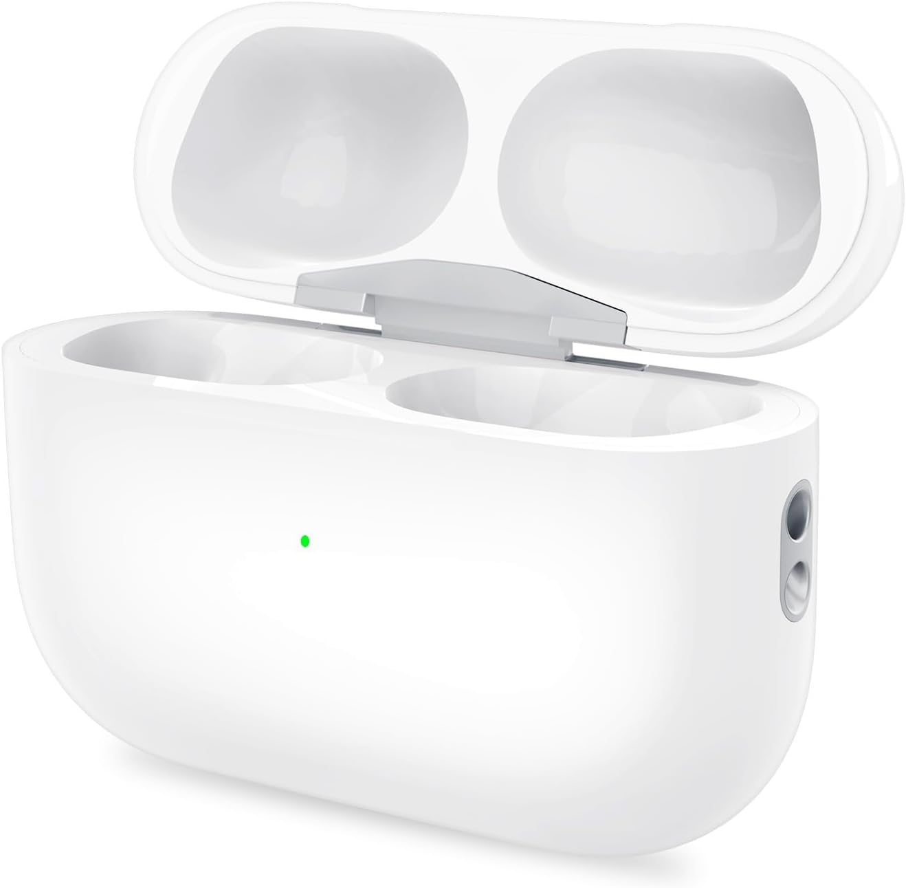 Wireless Charging Case for AirPods Pro 1/2 Generation, Replacement Case with AirPods Pro Charging USB-C Port, Built-in 660mAh Battery,White(No Earbuds) AirPods Pro1/2-USB C