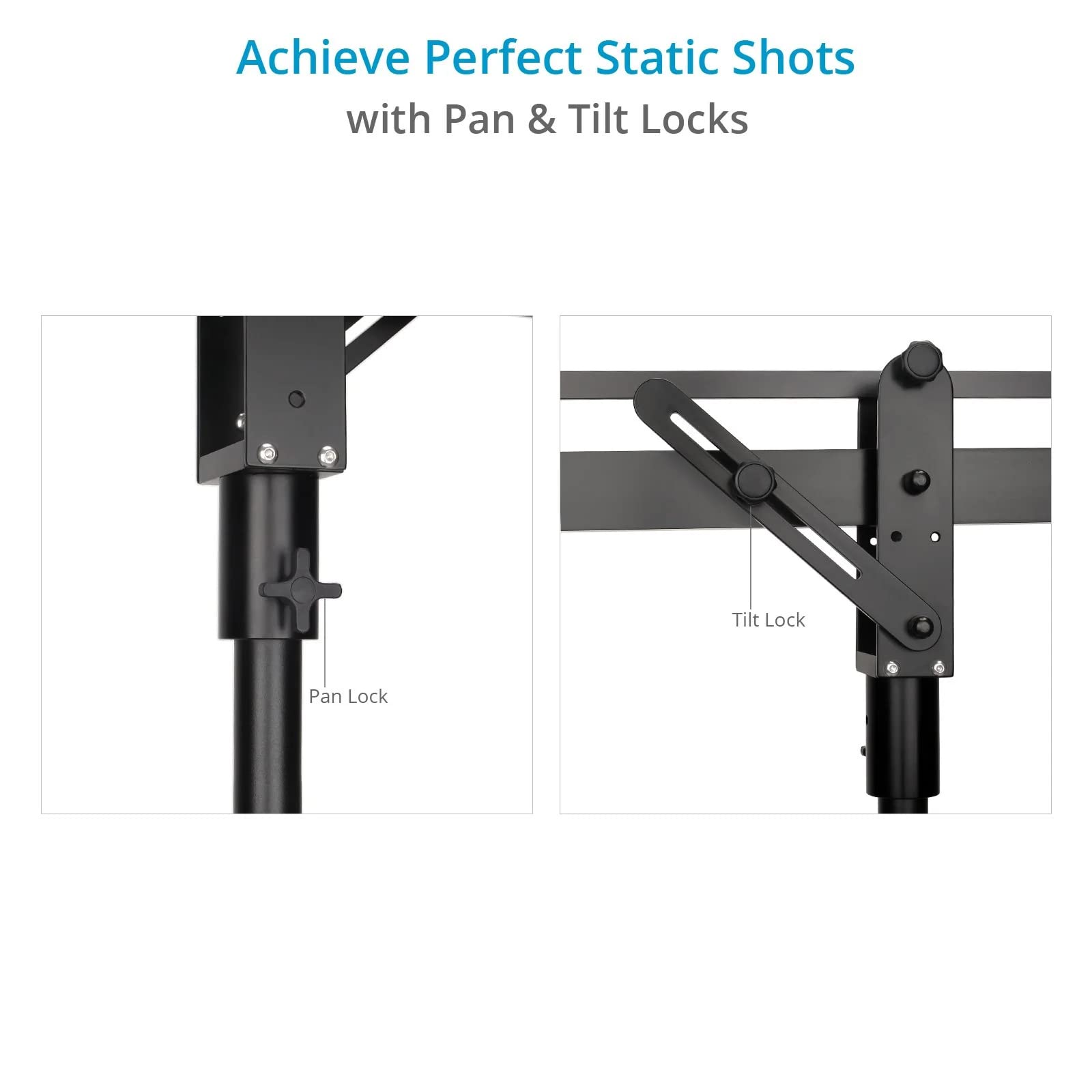 PROAIM 8' Astra Compact Video Camera Jib/Crane with Stand Payload-8kg/17.6lb Includes LCD Mount & Counterweight Post (JB-AS08-TS)