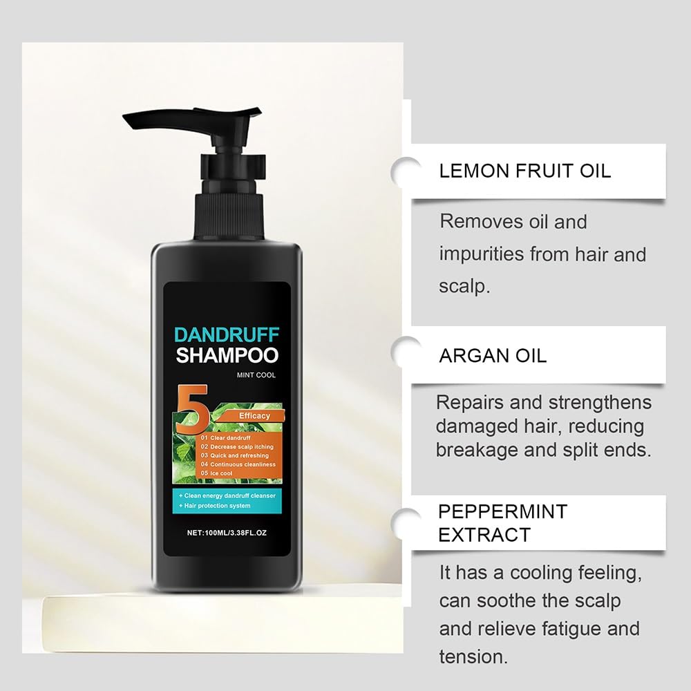 Shampoo detergente quotidiano for capelli con olio di noce, detergente delicato con schiuma rinfrescante for sollevare i residui superficiali e lasciare i capelli setosi