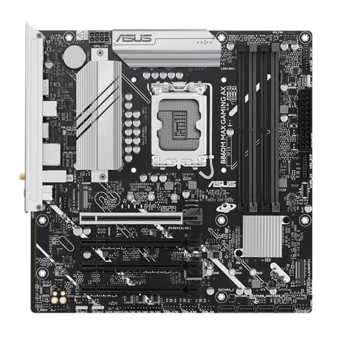 ASUS B860M MAX GAMING AX Intel B860 LGA 1851 Socket V1 micro ATX Neuf - vue 6