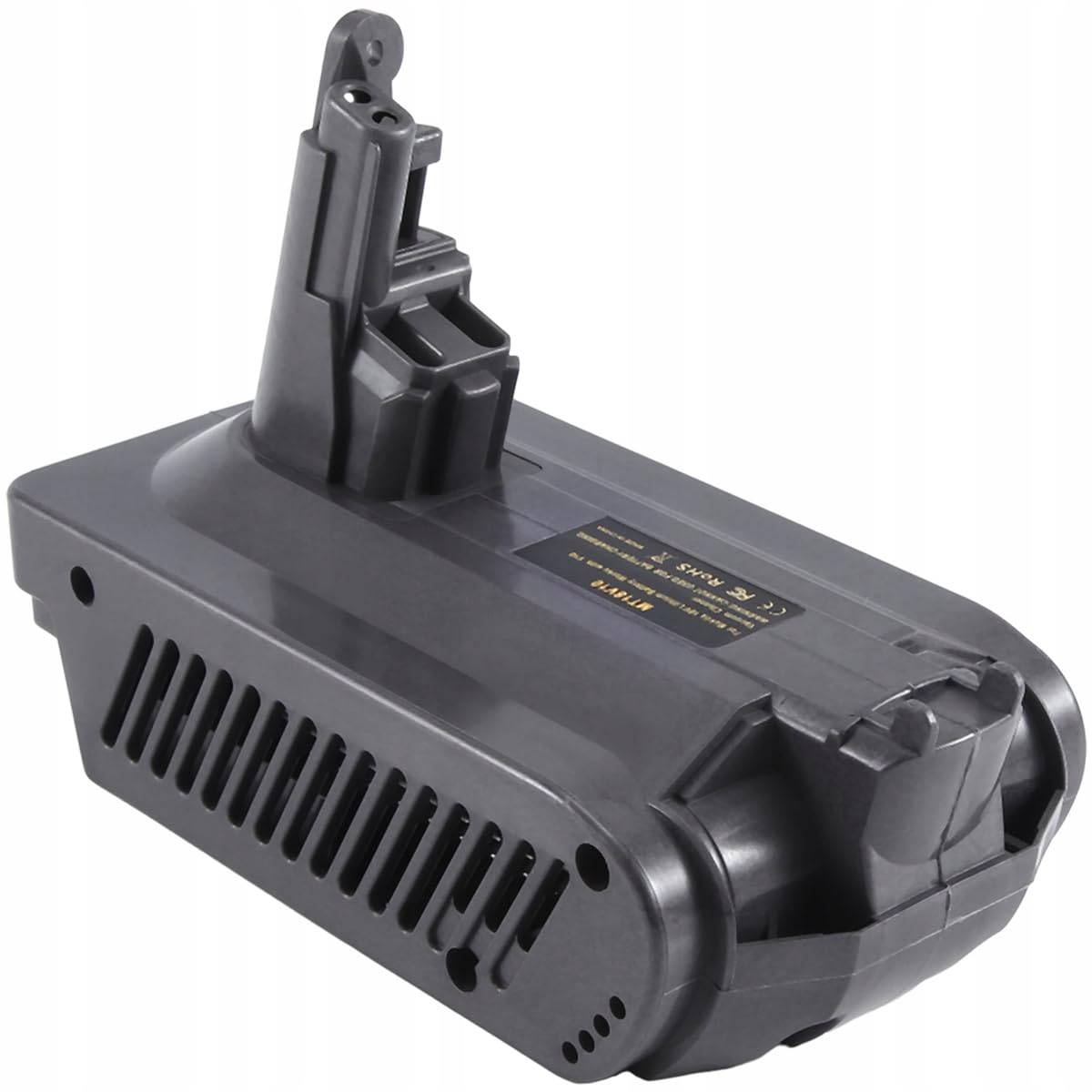 Adaptateur Batterie Compatible – Remplacement non original pour batteries Bosch 18V avec aspirateurs Dyson V10 | ABS résistant | Pour BAT622/BAT609