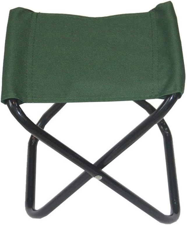 Prettiee Taburete Plegable portátil para Camping, Ligero y fácil de Limpiar, Silla compacta y cómoda para Pesca, Actividades al Aire Libre, Viajes y picnics (Groen)