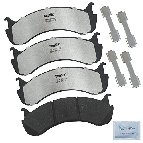 Image of Bendix Fleet Metlok MKD786AFM Brake Pads for Blue Bird All American,TC,Fleetwood Bounder,Bounder Anniversary Edition,Classic,Fortis,Southwind,F-53 Motorhome Chassis,F-59 Commercial Stripped,F-650