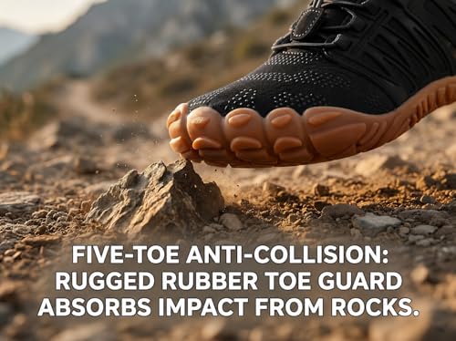 Image of WHITIN Men's Minimalist Trail Runner | Wide Toe Barefoot Box Inspired