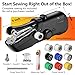 Handheld Sewing Machine, Mini Portable SewingMachine for Beginners, Electronic Small Sewing Machine for Quick Stitching & DIY Crafts, Complete Sewing Kit (Black)