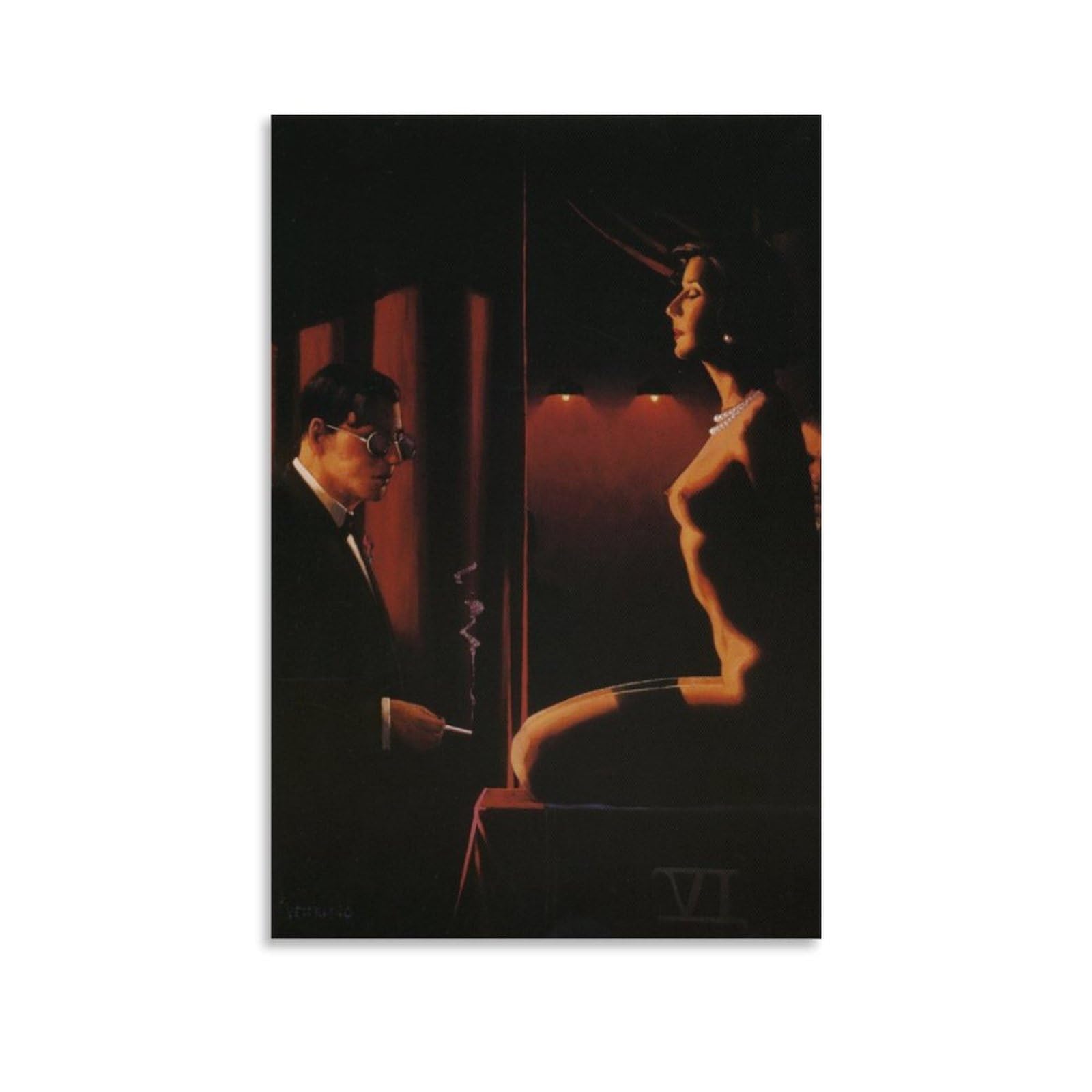 Appraisers by jack_vettriano Wall Art Prints Poster Poster Print Art Wall Painting Canvas Posters Modern Bedroom Decor 20x30inch(50x75cm)