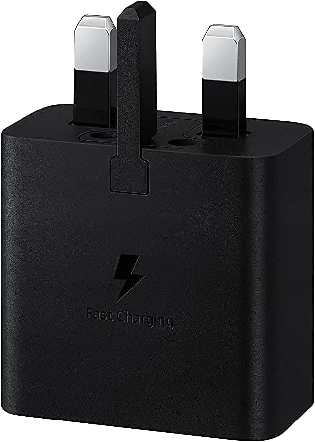 Samsung Galaxy Official 15W Adaptive Fast Charger (without USB-C to C Data Cable), Black