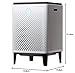 Coway Airmega 300 Smart Air Purifier with 1,256 sq. ft. Coverage, White, Model:AP-1515H