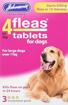 Johnsons Veterinary Products 19-0295 Tablets for Dogs Treatment, Large, Pack of 3