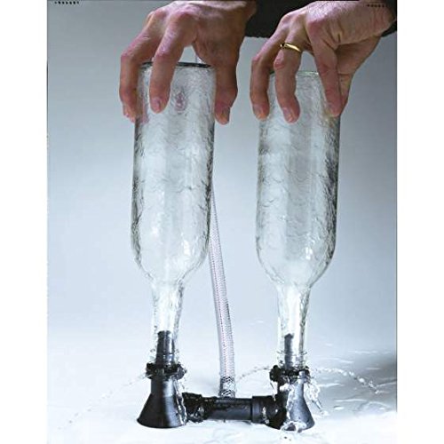 AlcoFermBrew Lave-Bouteilles Double Jet – Nettoyeur pour Bouteilles, Bonbonnes et Siphons – Raccord 3/4” – Rinçage Rapide et Efficace
