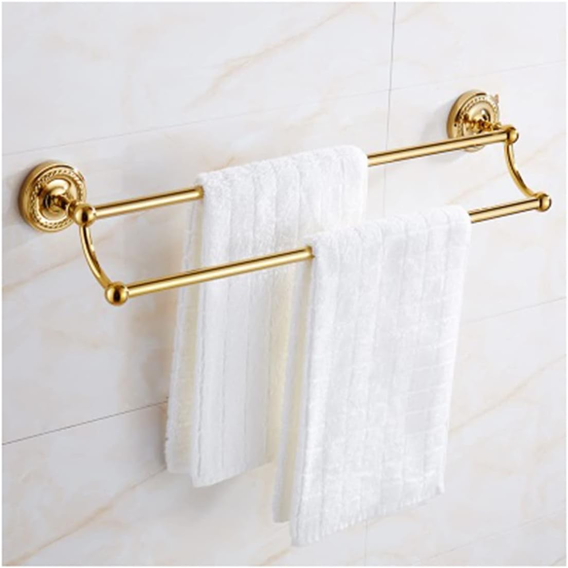 ZTBH Bathroom Hardware Sets Bath Hardware Sets, Towel Rack, Paper Holder Toilet Brush Holder, Towel Hanger, Hooks, Towel Ring Bathroom Hardware Towel Set (Color : Towel Ring)