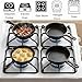Hiceeden 4 Pack Mini Cast Iron Skillet, 4