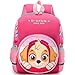 Tomicy Paw Dog Patrol Kinderrucksack Paw Dog Patrol Rucksack Kindergartenrucksack mit Skye für Jährige Kinder im Kindergarten Mädchen Rucksack Rosa– 33cm x 27cm x 13cm