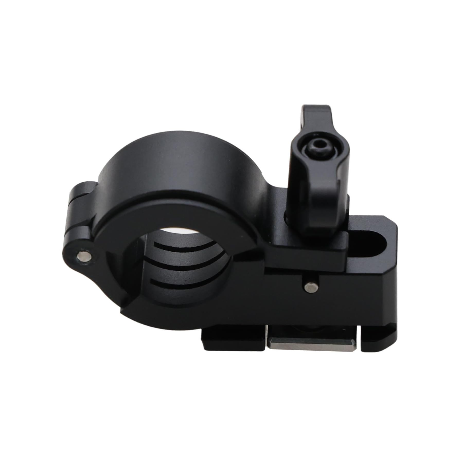 HangTon 15mm 19mm Rod Clamp Bracket for Tilta Nucleus-M Motor Rod Adapter Mount, Black, Nucleus-M Motor Rod Mount, black - Image 2