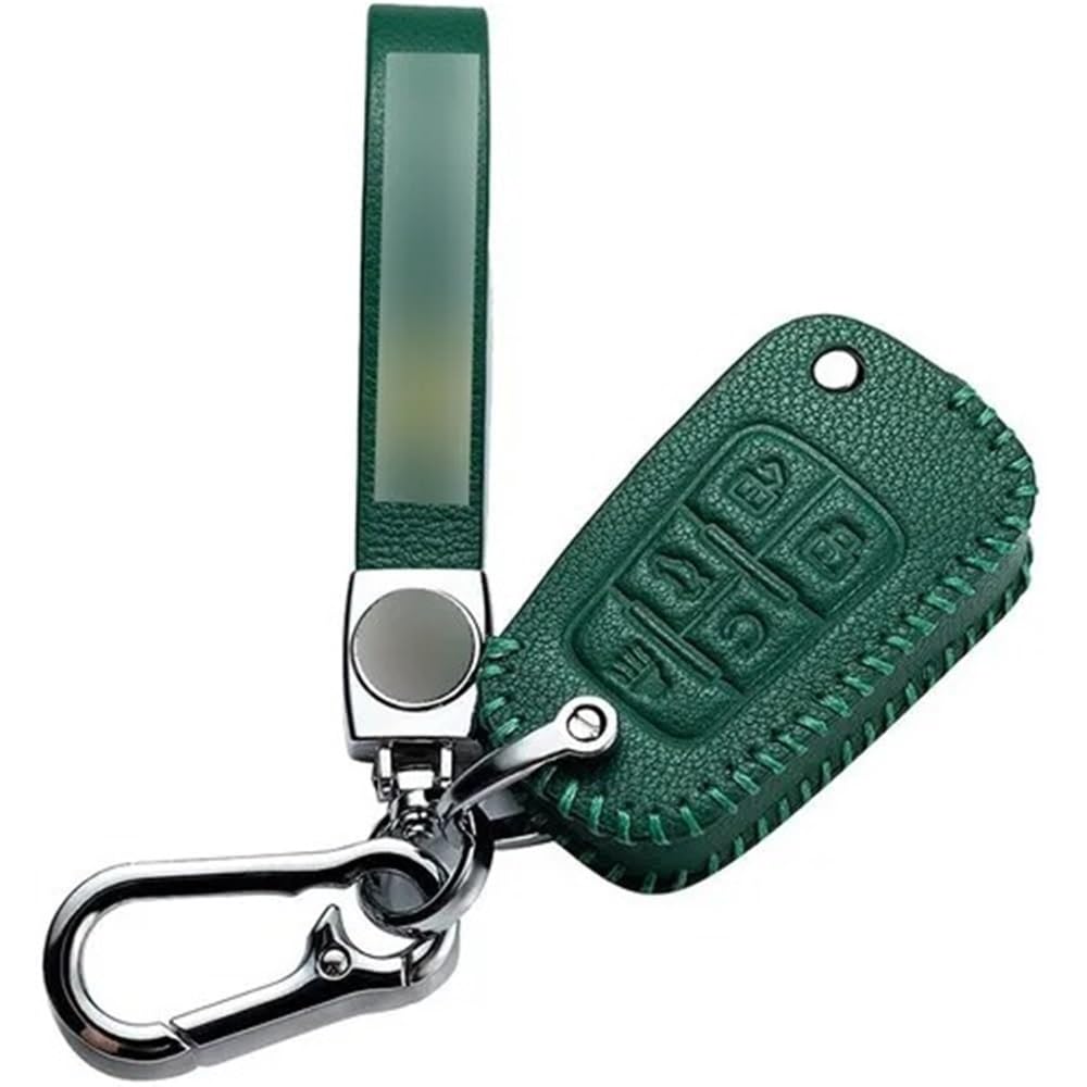 Custodia per chiave telecomando auto per Chevrolet, per Camaro, per Cruze, per Malibu Cover per chiave auto(Green)