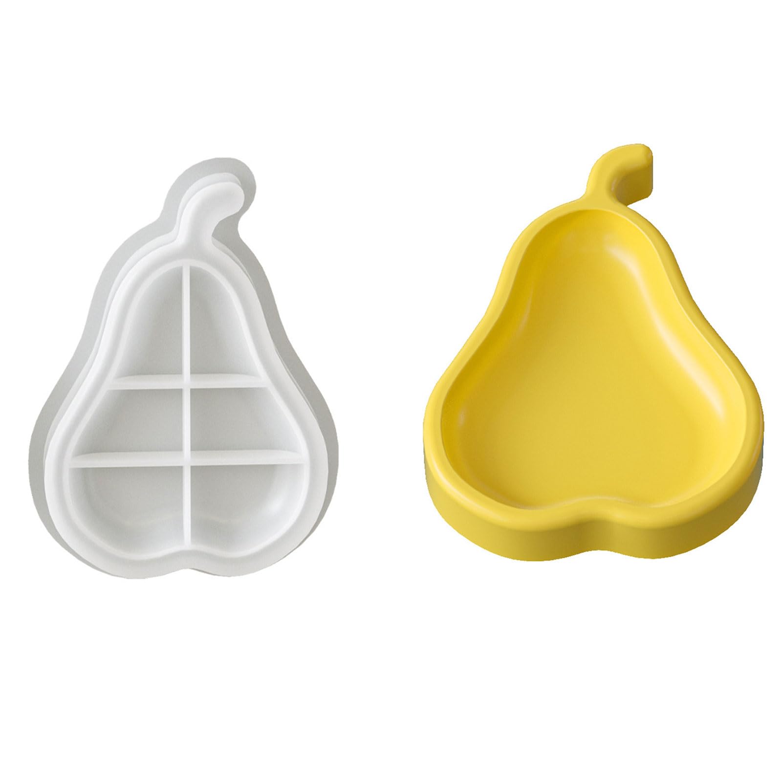 FOLODA Fruit Tray Silicone Molds Food Safe Silicone Baking Tool for Chocolate Making Jewelry Tray Resin Art Unique Fruit Cast