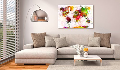 Murando Mappamondo 60x40 cm 1 Parte Lavagna di